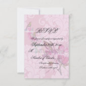 Magnolias RSVP Card Karte (Rückseite)