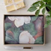 Magnolias Watercolor Tissue Paper Seidenpapier (Geschenk)
