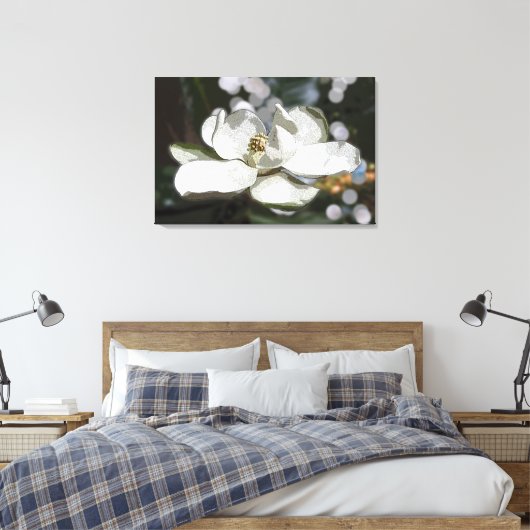 Magnolie 2760 leinwanddruck (Insitu (Schlafzimmer))