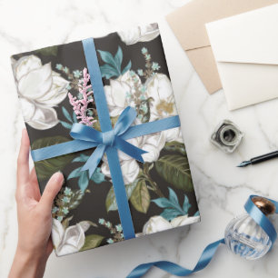 Magnolie Blumenmuster Geschenkpapier