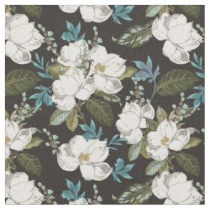Magnolie-Blumenmuster Stoff