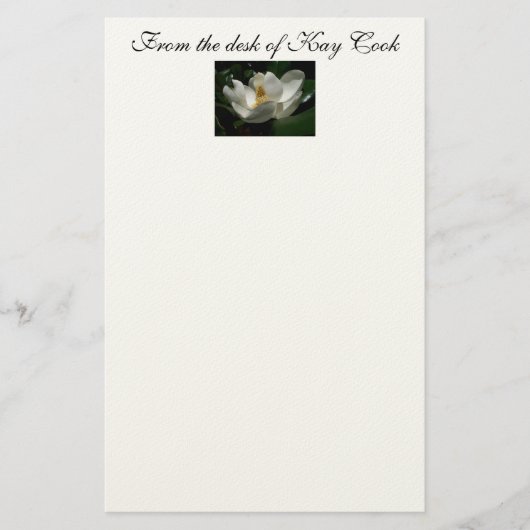 Magnolie Briefpapier (Vorderseite)