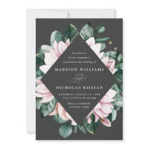 Magnolie & Eukalyptus | Florales Rahmen-Hochzeitsm