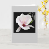 "Magnolie in der Blüte" Raum-Anmerkungs-Karte Karte (Gelbe Blume)