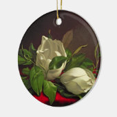 Magnolie Keramik Ornament (Links)