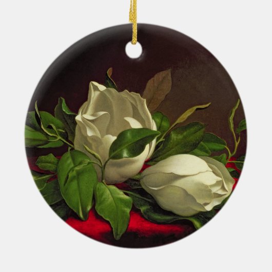Magnolie Keramik Ornament (Hinten)