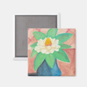 Magnolie Magnet (Vorderseite/Rückseite)