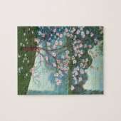 Magnolie (Öl auf Leinwand) Puzzle (Horizontal)