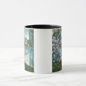 Magnolie (Öl auf Leinwand) Tasse (Zentrum)