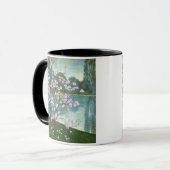 Magnolie (Öl auf Leinwand) Tasse (Vorderseite Links)