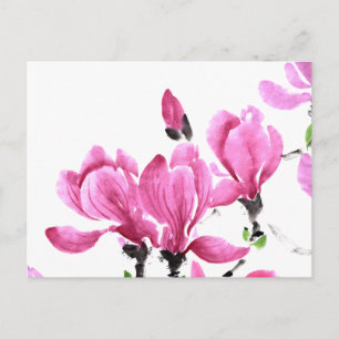 Magnolie Postkarte
