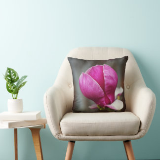 Magnolie Rosa Vollblüte Kissen