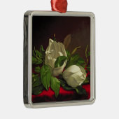 Magnolie Silbernes Ornament (Rechts)