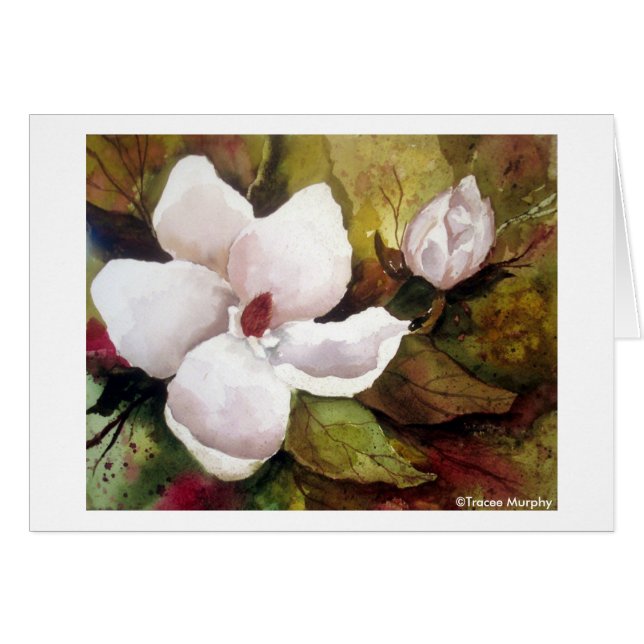 Magnolie u. Blüte (Vorderseite (Horizontal))