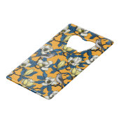 Magnolie und Titmausvogel blühen 3 Geldbeutel Flaschenöffner (Vorderseite Schrägansicht)