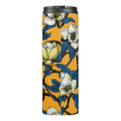 Magnolie und Titmausvogel blühen 3 Thermosbecher (Rückseite)