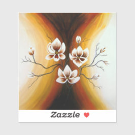 Magnolien, Acryl -  Aufkleber