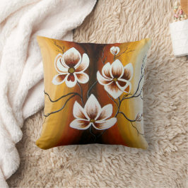 Magnolien, Acryl - Kissen
