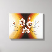 Magnolien, Acryl -  Leinwanddruck (Vorderseite)