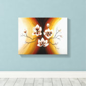 Magnolien, Acryl -  Leinwanddruck (Insitu (Holzboden))