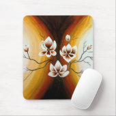Magnolien, Acryl -  Mousepad (Mit Mouse)