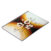 Magnolien, Acryl -  Notizblock (Linke Seite)