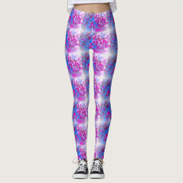 Magnolien-Baum-Muster-Leggings Leggings