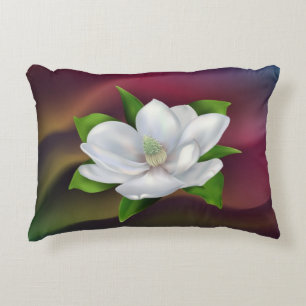 Magnolien-Blume Dekokissen