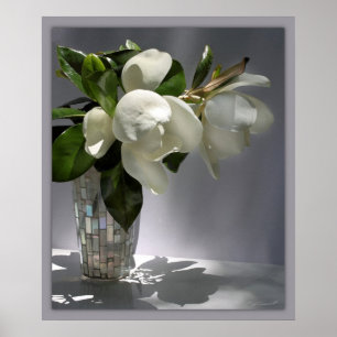 Magnolien-Blumenstrauß-Druck -20x24 - andere Poster