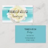 Magnolien-BlumenVisitenkarte Visitenkarte (Vorne/Hinten)