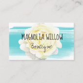 Magnolien-BlumenVisitenkarte Visitenkarte (Vorderseite)