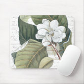 Magnolien-Blüte und Text-Collage Claras Balfour Mousepad (Mit Mouse)