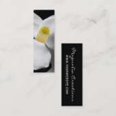 Magnolien-Blüten-Geschäfts-Karten-Lesezeichen Mini Visitenkarte (Vorne/Hinten)