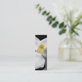 Magnolien-Blüten-Geschäfts-Karten-Lesezeichen Mini Visitenkarte (Stehend Vorderseite)