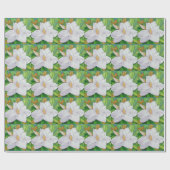 Magnolien-Blüten Geschenkpapier (Flach)