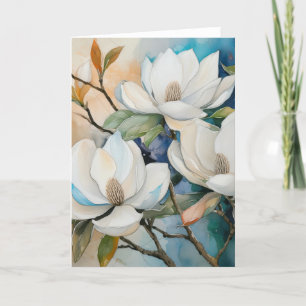 Magnolien  dankeskarte