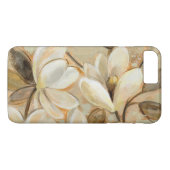 Magnolien-Einfachheits-Creme Case-Mate iPhone Hülle (Rückseite (Horizontal))