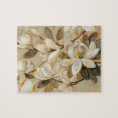 Magnolien-Einfachheits-Creme Puzzle (Horizontal)
