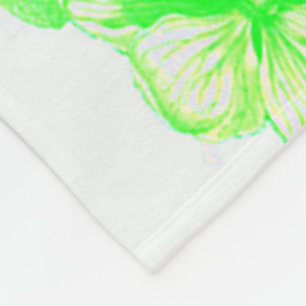 Magnolien Fleecedecke