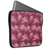 Magnolien-Garten Laptopschutzhülle (Vorne Rechts)