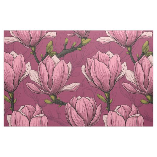 Magnolien-Garten Stoff (Fat Quarter (45,7 x 55,9 cm))