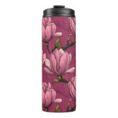 Magnolien-Garten Thermosbecher (Vorderseite)
