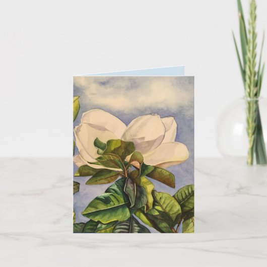 Magnolien-Himmel Karte (Vorderseite)