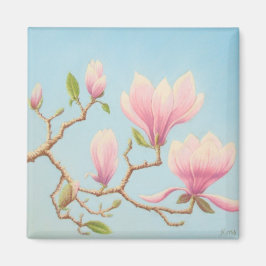 Magnolien in Bloom, Wisley Gardens, Pastel Magnet