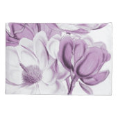 Magnolien-lila Traum Kissenbezug (Rückseite)