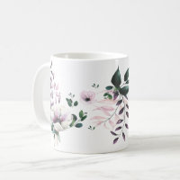 Magnolien mit kunstvollen Blätter Garten Tasse