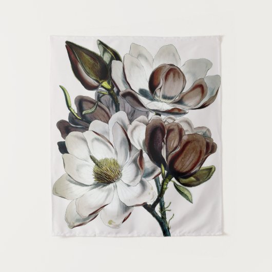 Magnolien-Schokoladen-Traum Wandteppich (Vorderseite)