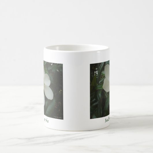 Magnolien-Tasse Kaffeetasse (Mittel)