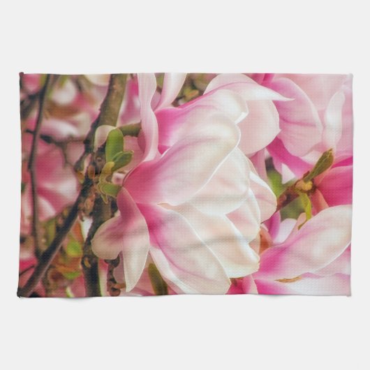 Magnolien-Traum Handtuch (Horizontal)