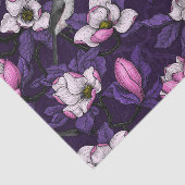 Magnolien und Titmausvogel blühen 4 Seidenpapier (Ausschnitt)